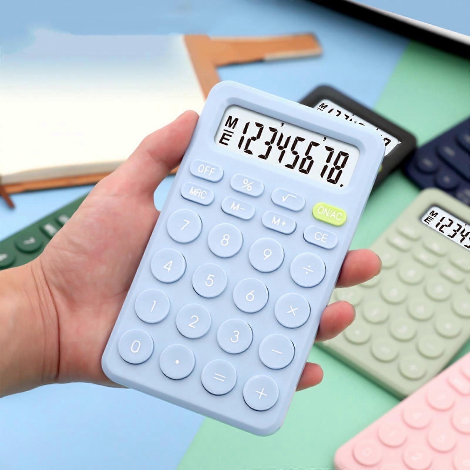 Herrnalise Standard Calculator 8 Digit with Large LCD Display and Big Buttons,Cute Calculator,Desktop Calculator for Office,Home,School