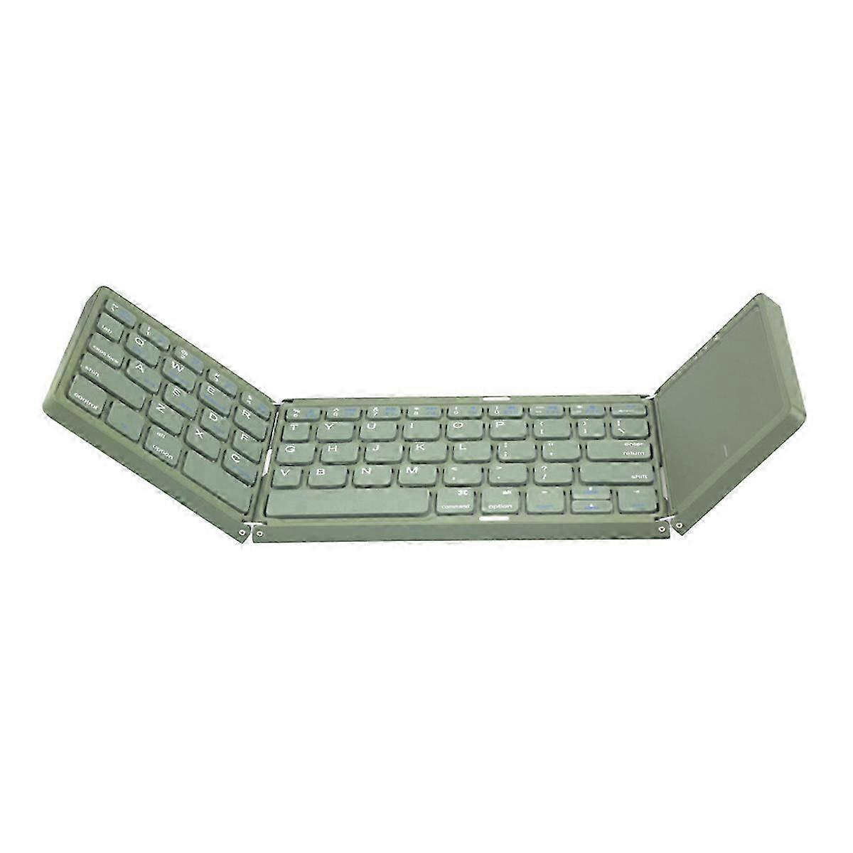 25-26 Foldable Bluetooth Keyboard with Touchpad Wireless for Smartphone iPad