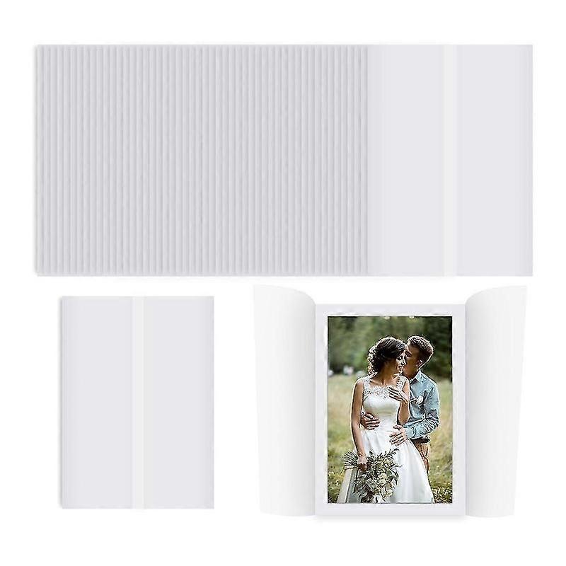 50 Sheets Pre-Folded Vellum Jackets for 5X7 Invitations,Vellum Wraps for 5 X 7 Wedding Invitations,E
