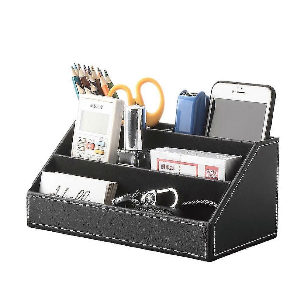 PVC Storage Box, Suitable For Remote Control Stationery Pure Color Multifunctional Storage Box