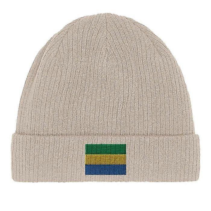 Beige Flag Cap Gabon