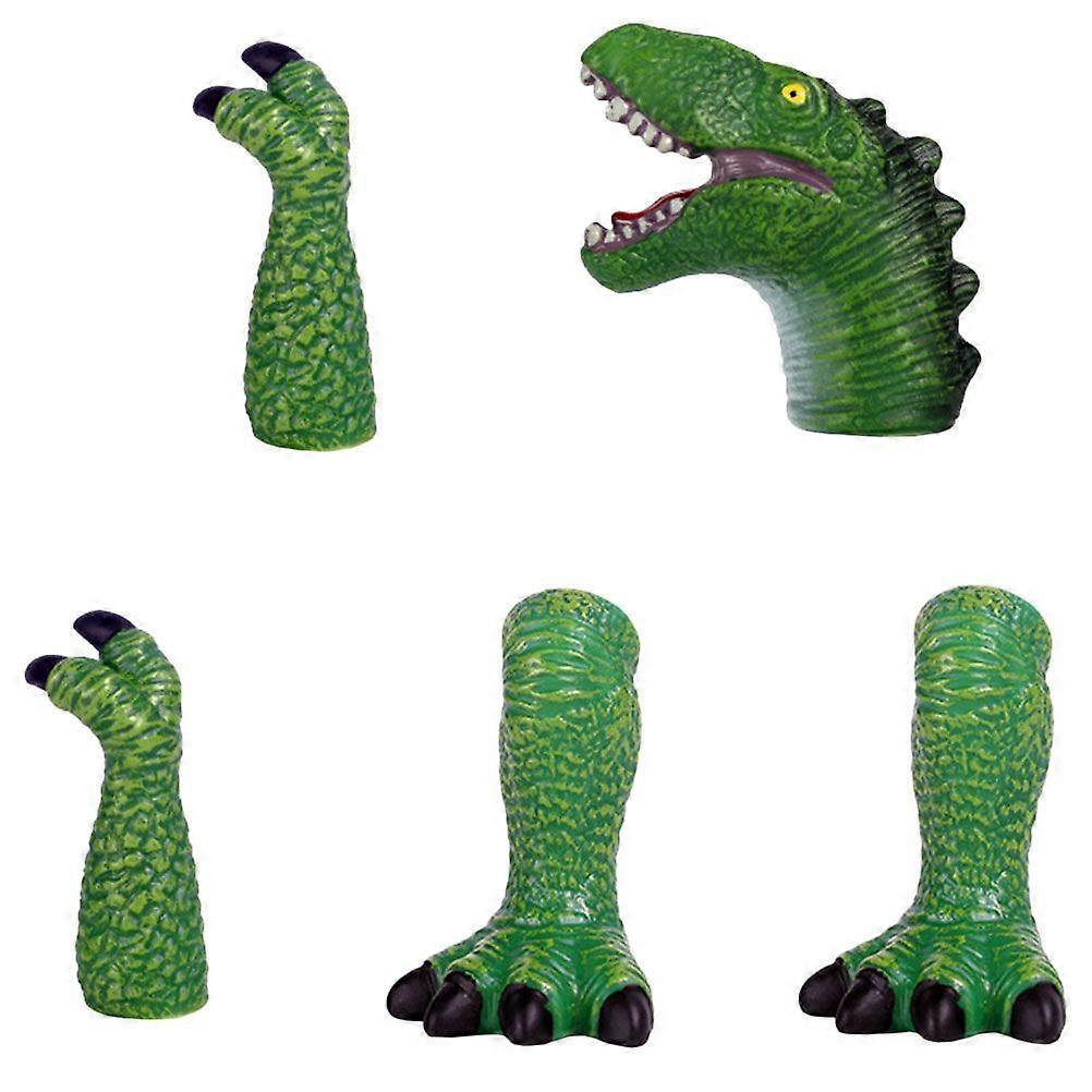 1 Set Dinosaur Finger Puppet Set Dinosaur Head Claws Finger Puppet Toys Animals Finger Puppets