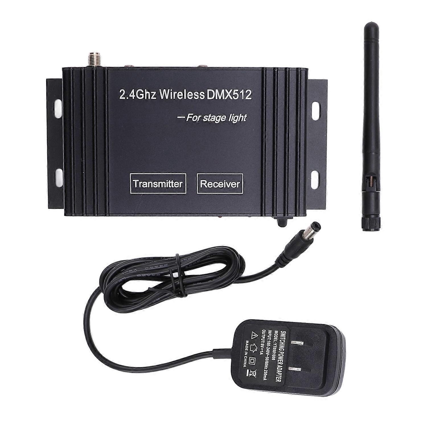 2.4G Wireless Transmitter Receiver with LCD Display 512 Protocol Lighting Dimmer Controller for Disc
