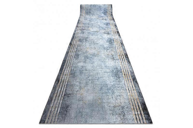 Runner anti-slip LOTUS FRAMES 29870 Frame, stone silver / gold WASHABLE 120cm