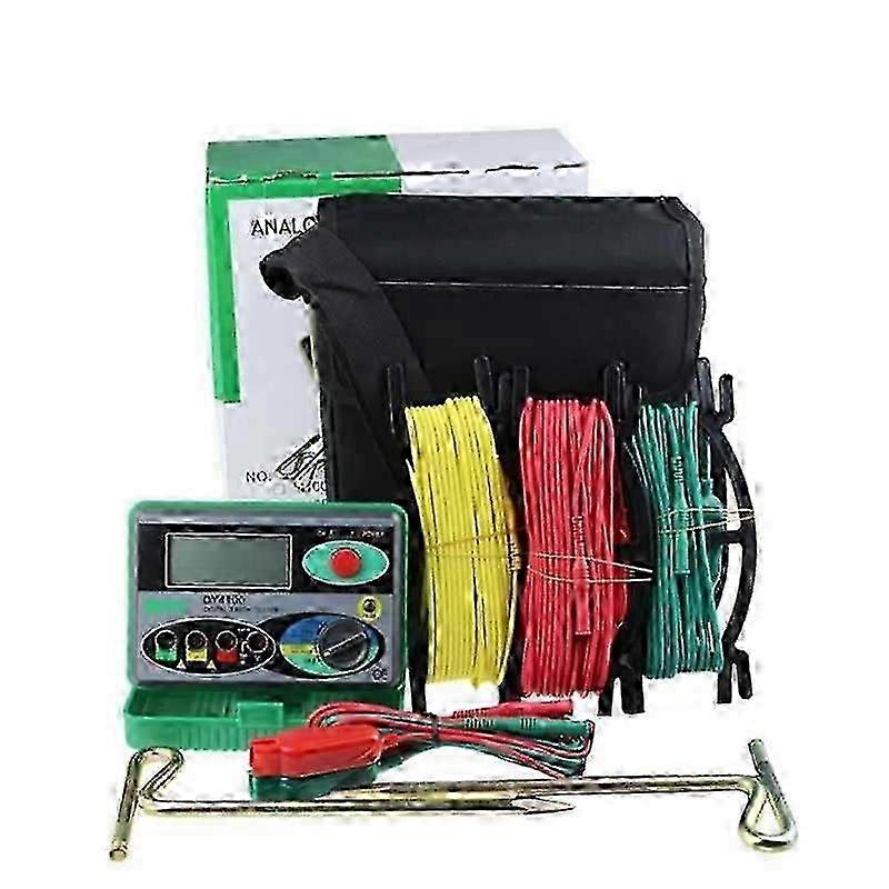 Earth Ground Meter Multimeter with Higher Accuracy DY4100 Resistance Tester