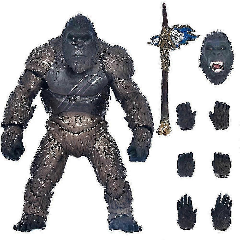 Godzilla Vs Kong King Kong Movie Collectable Battle Kong Articulated Action Figure Monkey Model Toys Set Gifts