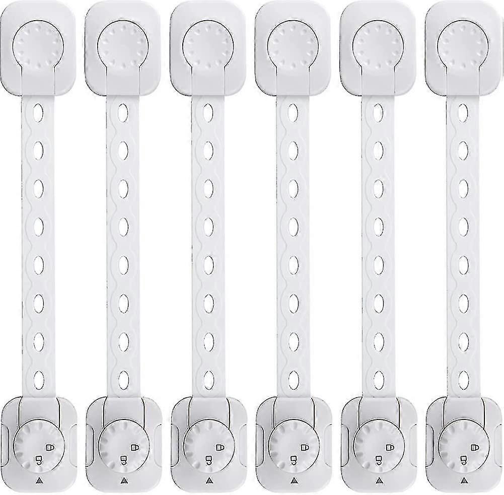 Child Locks (upgraded) 6 Pack Adjustable Child Locks With 3m Adhesive