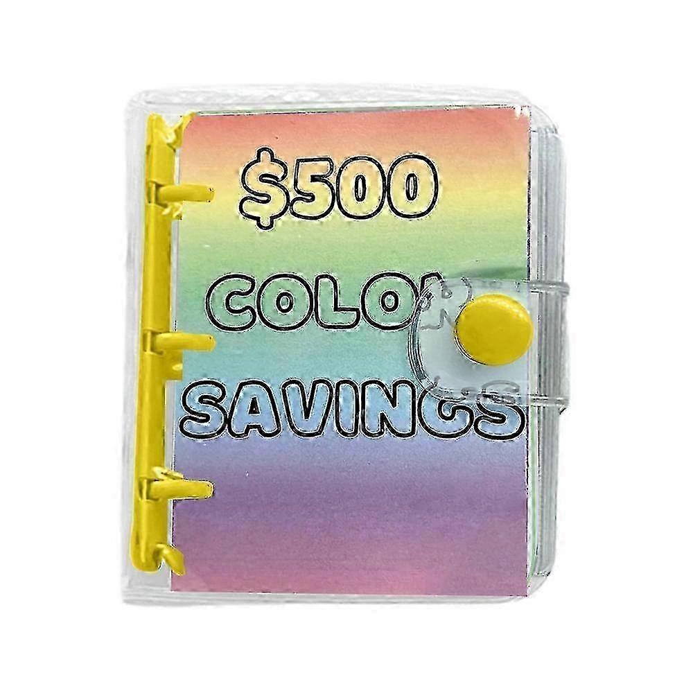 Small Savings Binders Small Notebook Budget Wallet Binder Organizer Flexible Money Folder Saver Binder Multifunctional Mini
