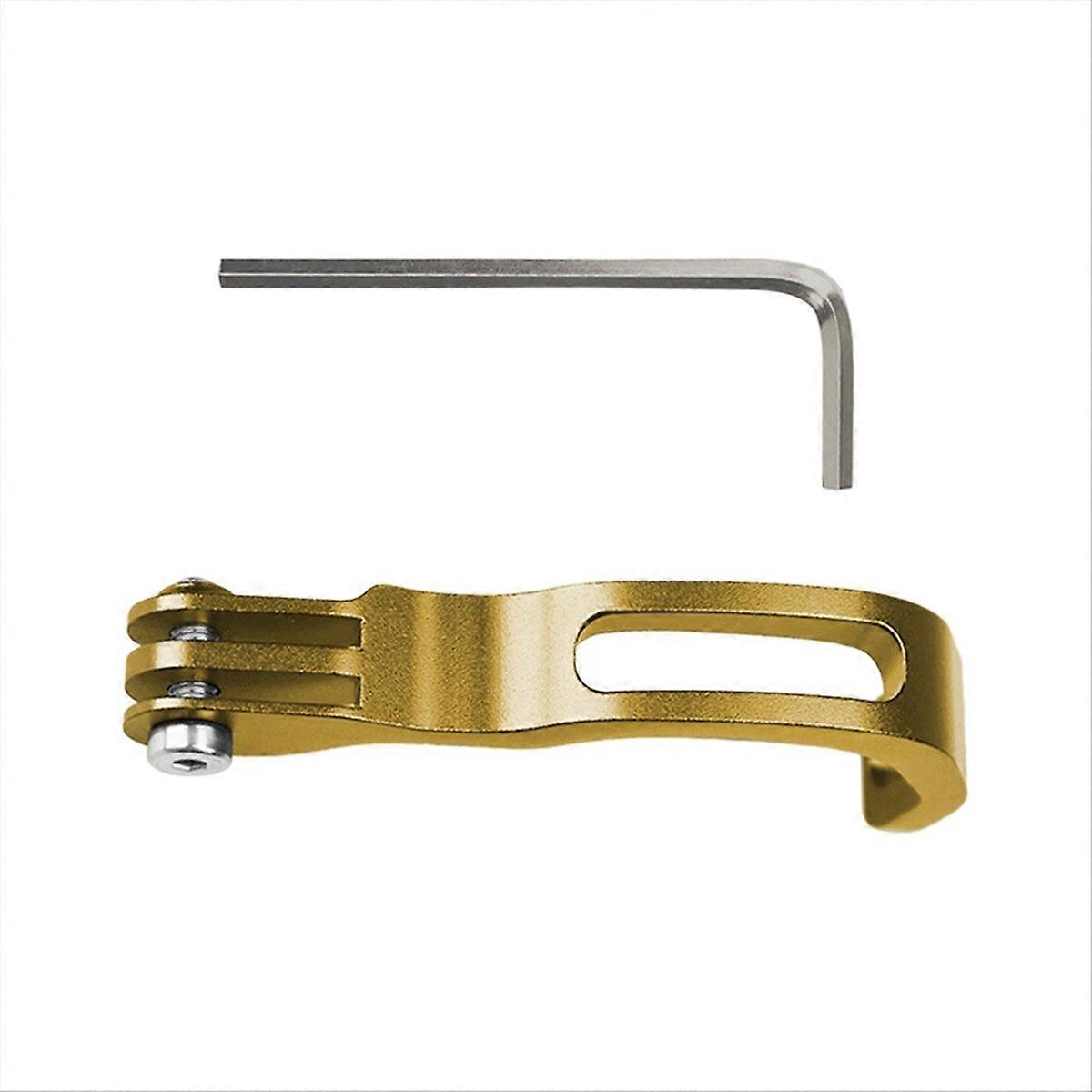 Folding Bicycle Front Fork Lamp Bracket Extension Fittings Gold