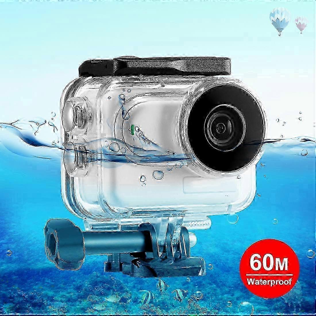 For Insta360 GO 3 / GO 3SPULUZ 60m Underwater Waterproof Housing Case with Base Adapter & Screw (Transparent) 2025