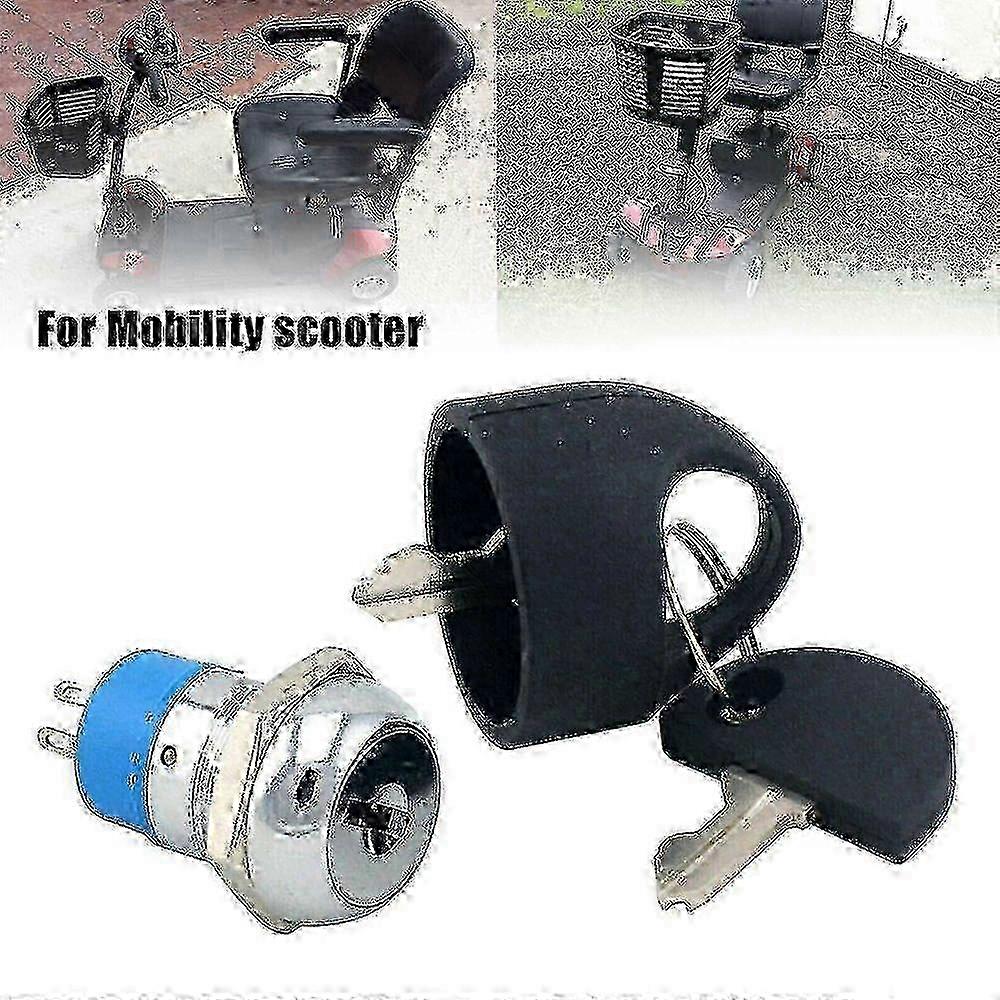 Mobility Scooter Spare Ignition Switch with Key - Start/On/Off 8198658176467 2025