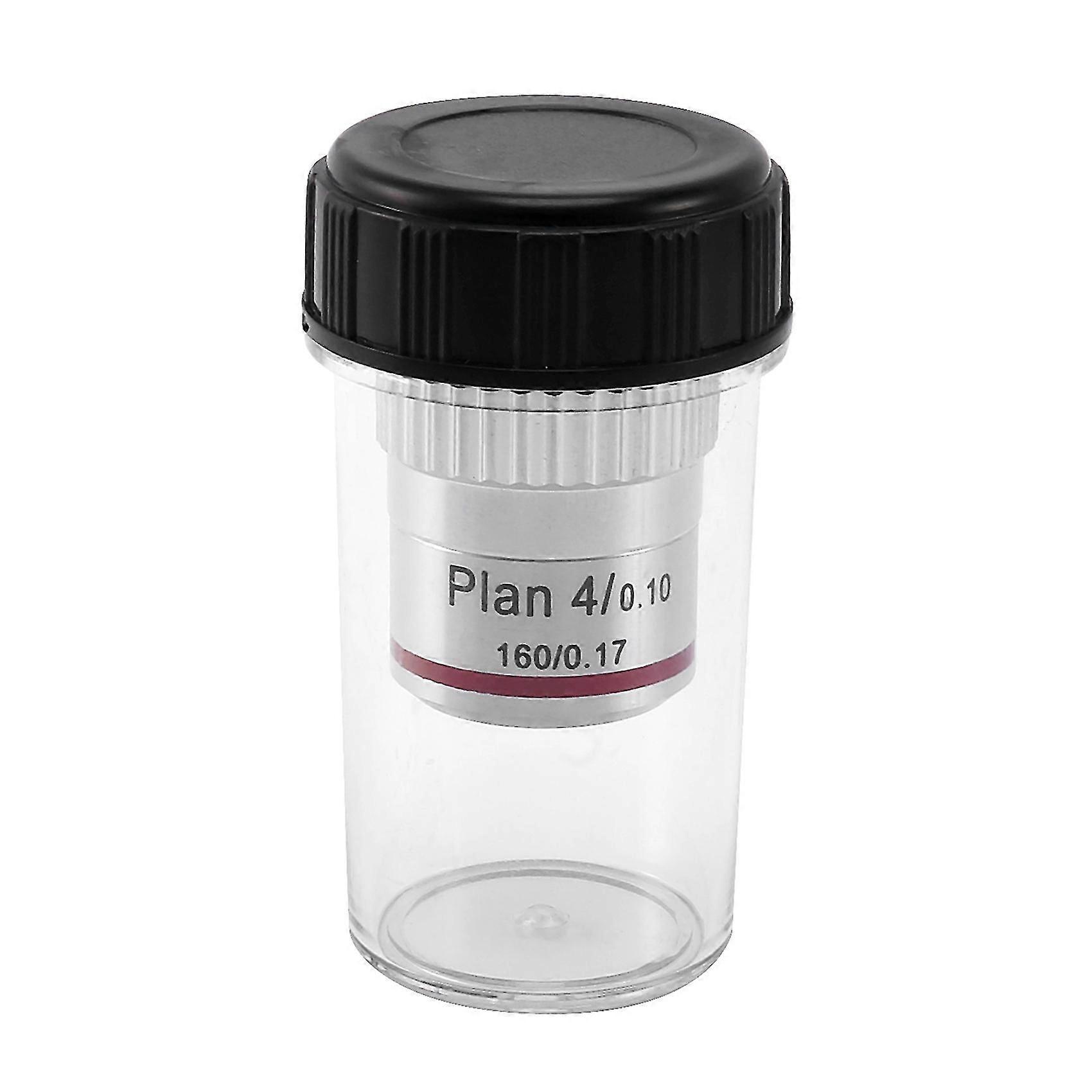 2023-Microscope Plan Achromatic Objective Lens 4x Biological Metallurgical Microscope Objectives-FG