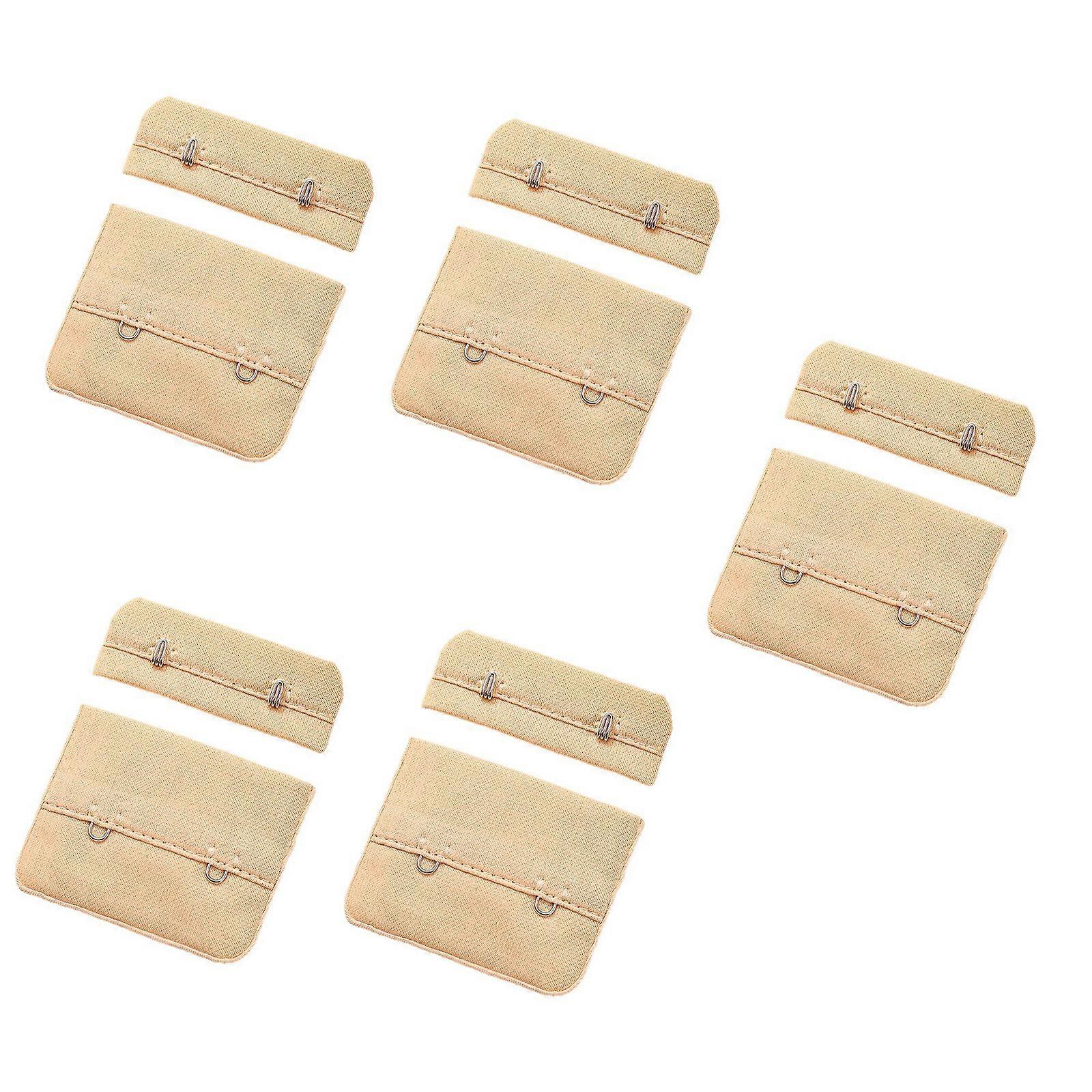 Traceless Bra Extenders 1Row 2Hooks,Soft Comfortable and Stretchy Back Bra Extension Straps Bra Closure for Womens  color