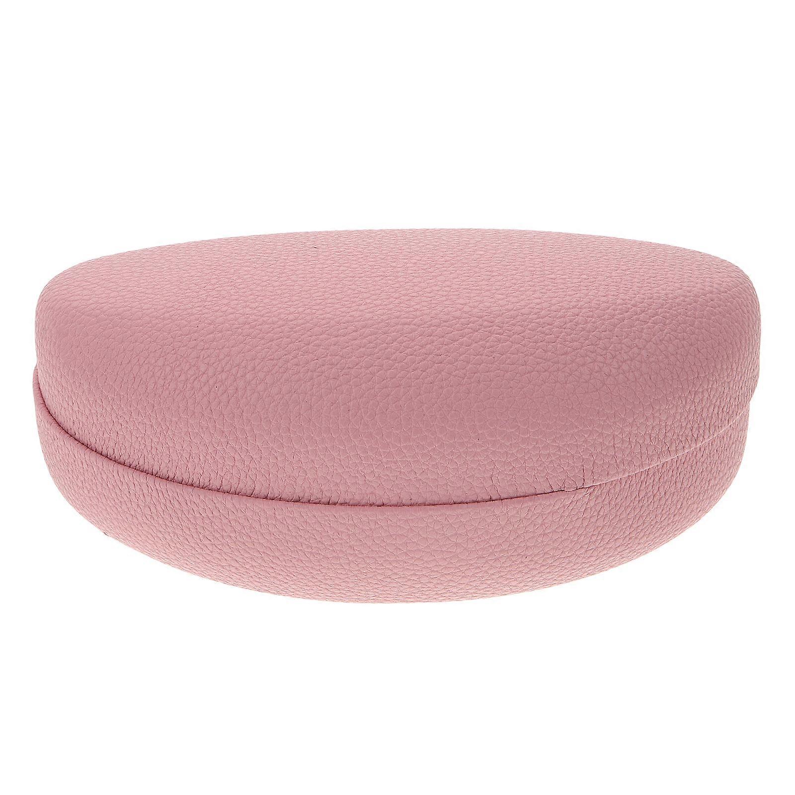 Sunglasses Case Hard Extra Large Pink Protective Lining 1Pcs