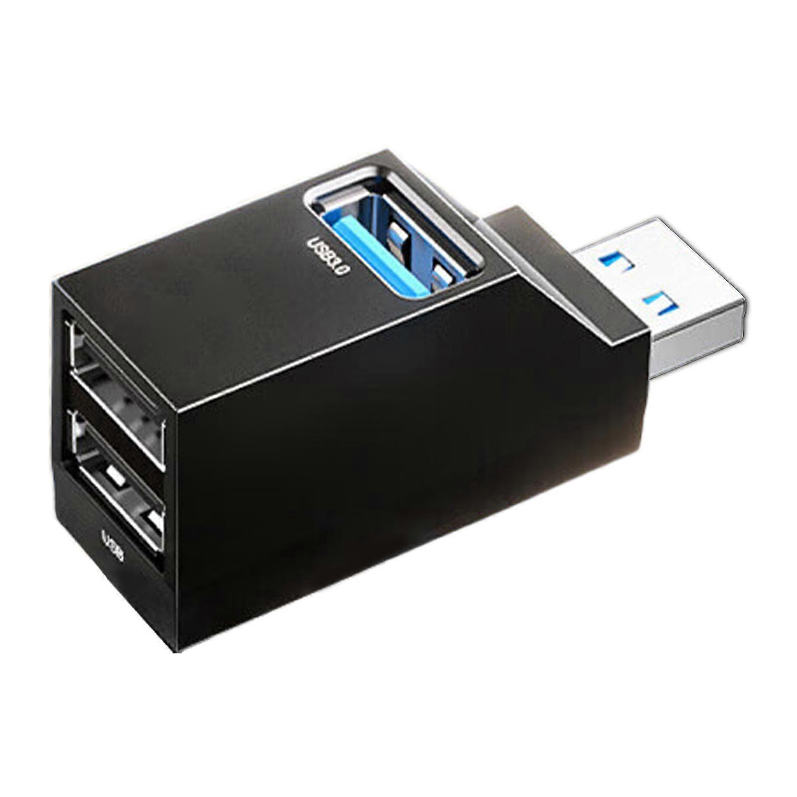 Thin USB3.0 3 Port Hub Metal Design USB Splitter for Laptop Desktop Computer Accessories Multicolor