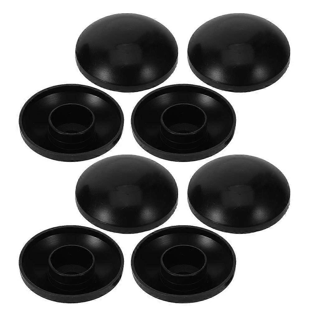 Children's Trampoline Caps Trampoline Pole Caps for Protecting 8Pcs Durable Black