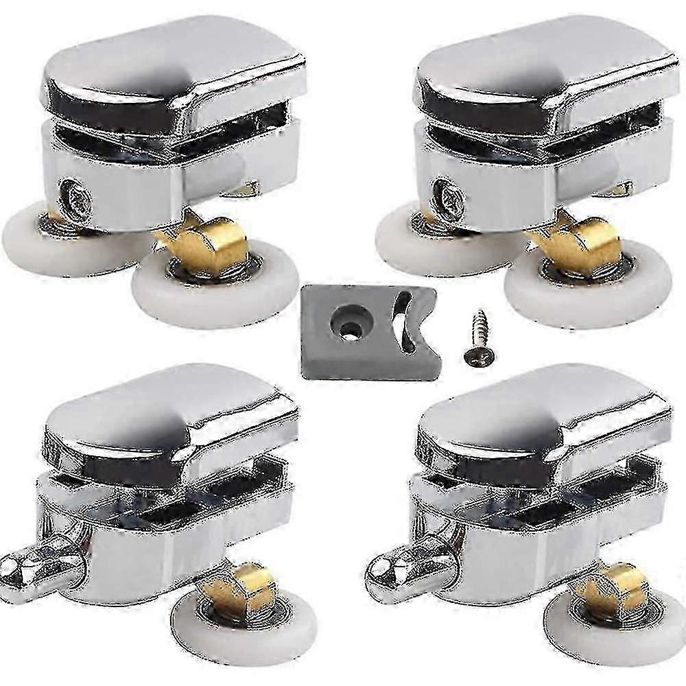 4pcs 25mm Shower Door Rollers Sliding Shower Doors Wheels Replacement Roller Runner Wheel