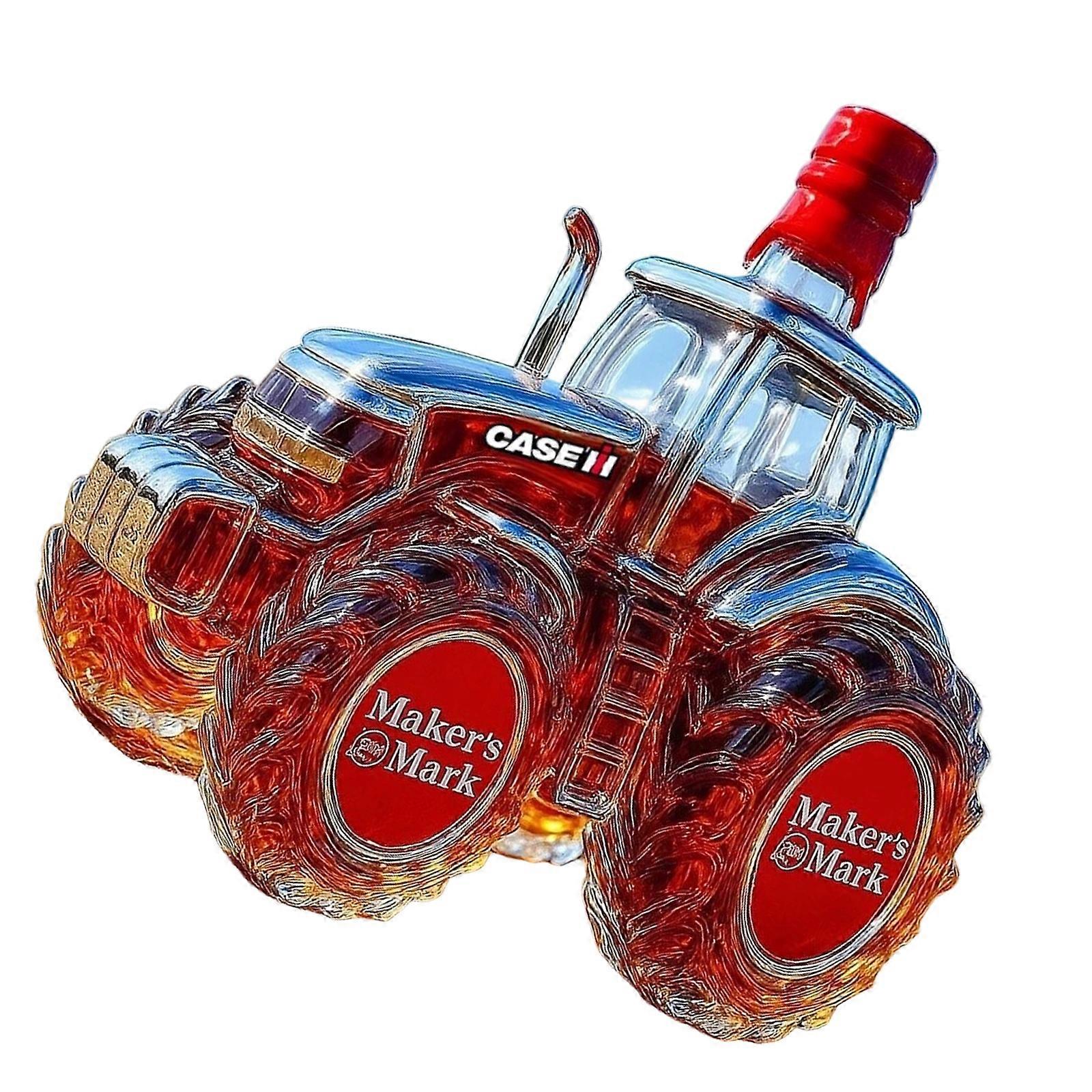 Liquor Storage Whiskeys Decanter Bottle for Parties Humorous Car Themed Alcohols Container For Home Entertaining  Red