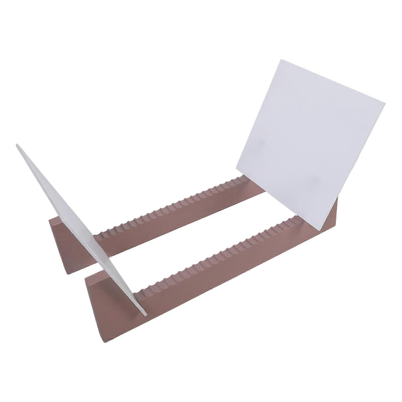 Vinyl Record Storage Holder Wood Display Stand Store Rack for 1 to 20 Music Albums Display Modern Portable Rack Rack Multicolor