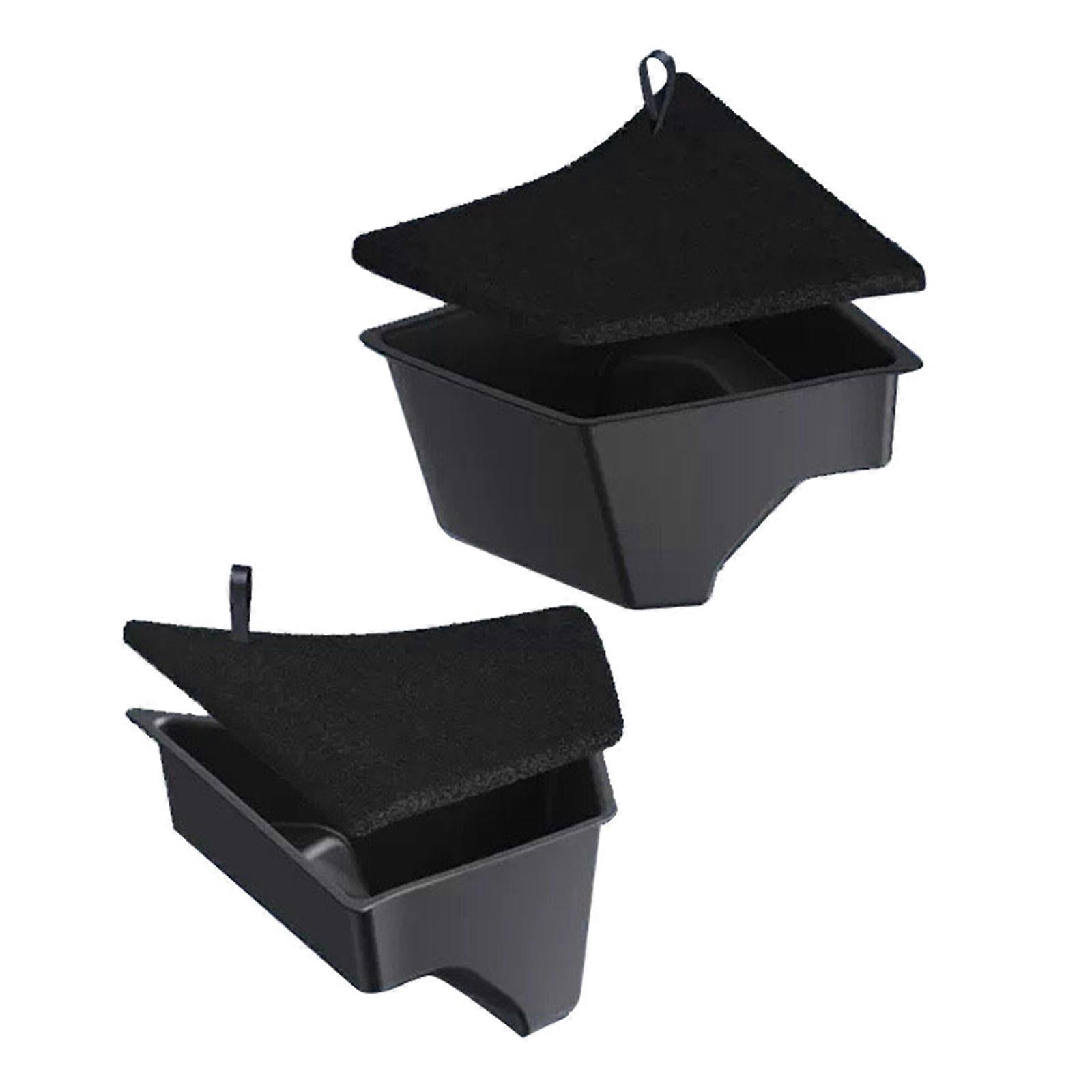 Water Resistant Automotive Door Panel Storage Containers Set of 2 Plastic Easy to Clean For Travel Essential & Daily Use Multicolor