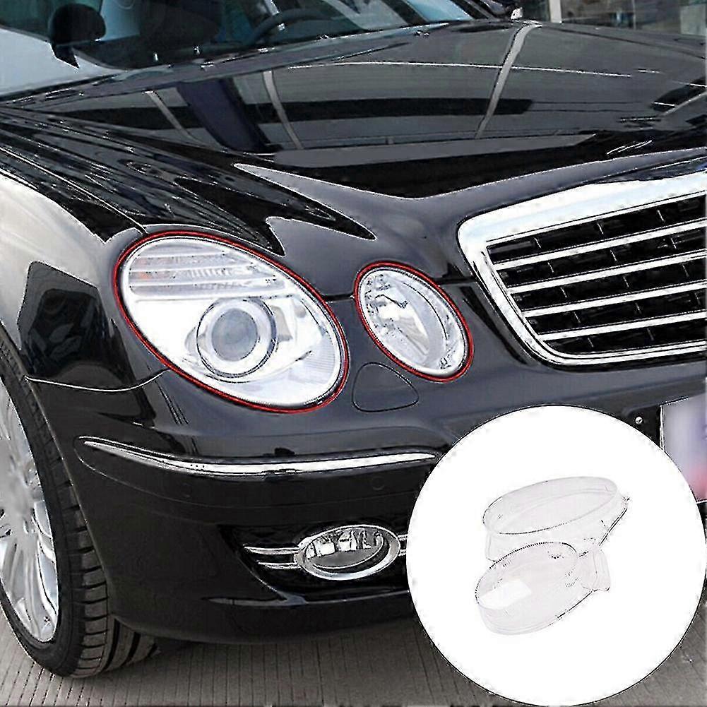 For W211 E240 E200 E280 E300 2004 2005 2006 2007 2008 2009 Headlight Cover Head Light Shell Lens,Right