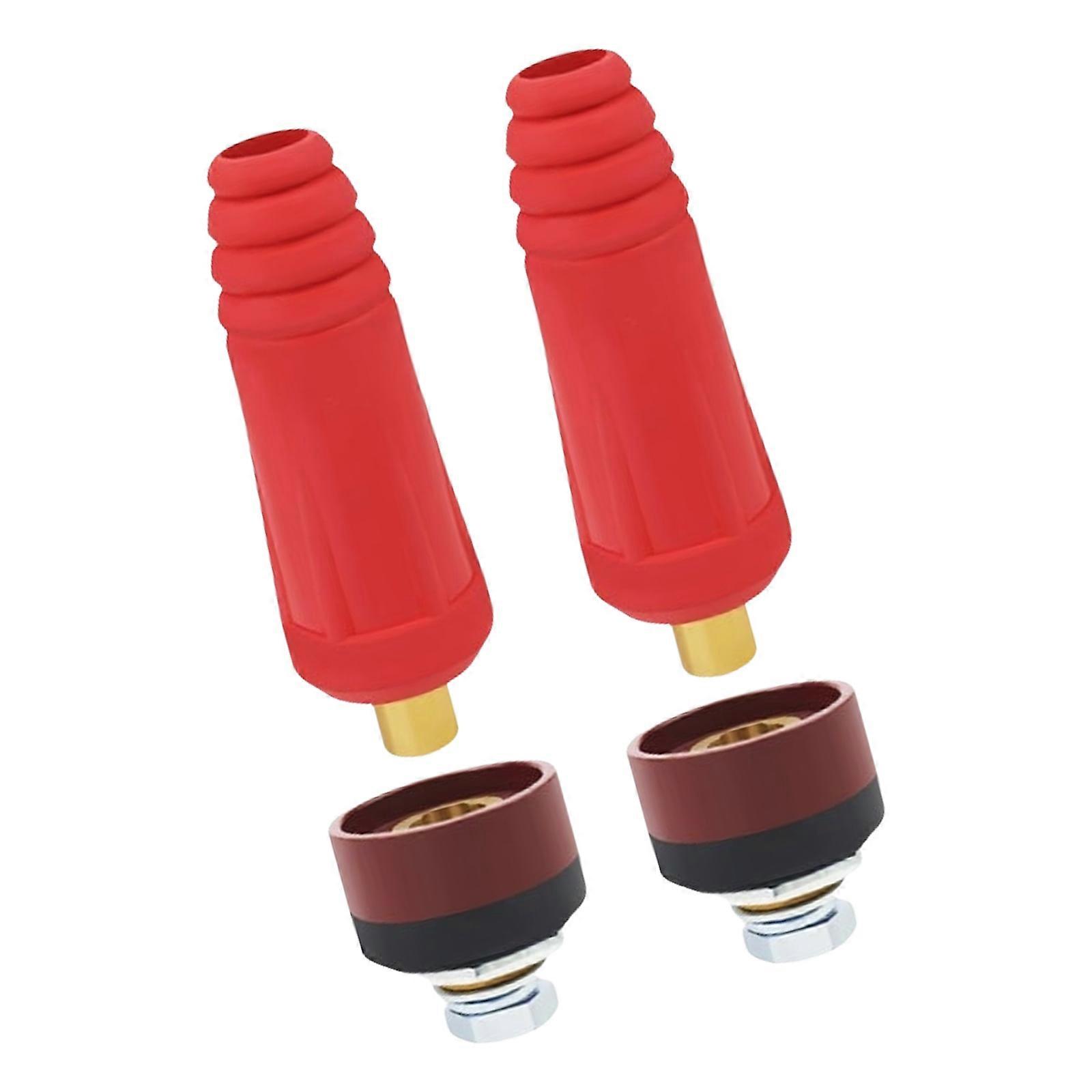 Quick Connect Plugs Oxidation Resistant Quick Connection Fire Resistant Brass Adapter for Safe & Efficient Electrical Use Multicolor