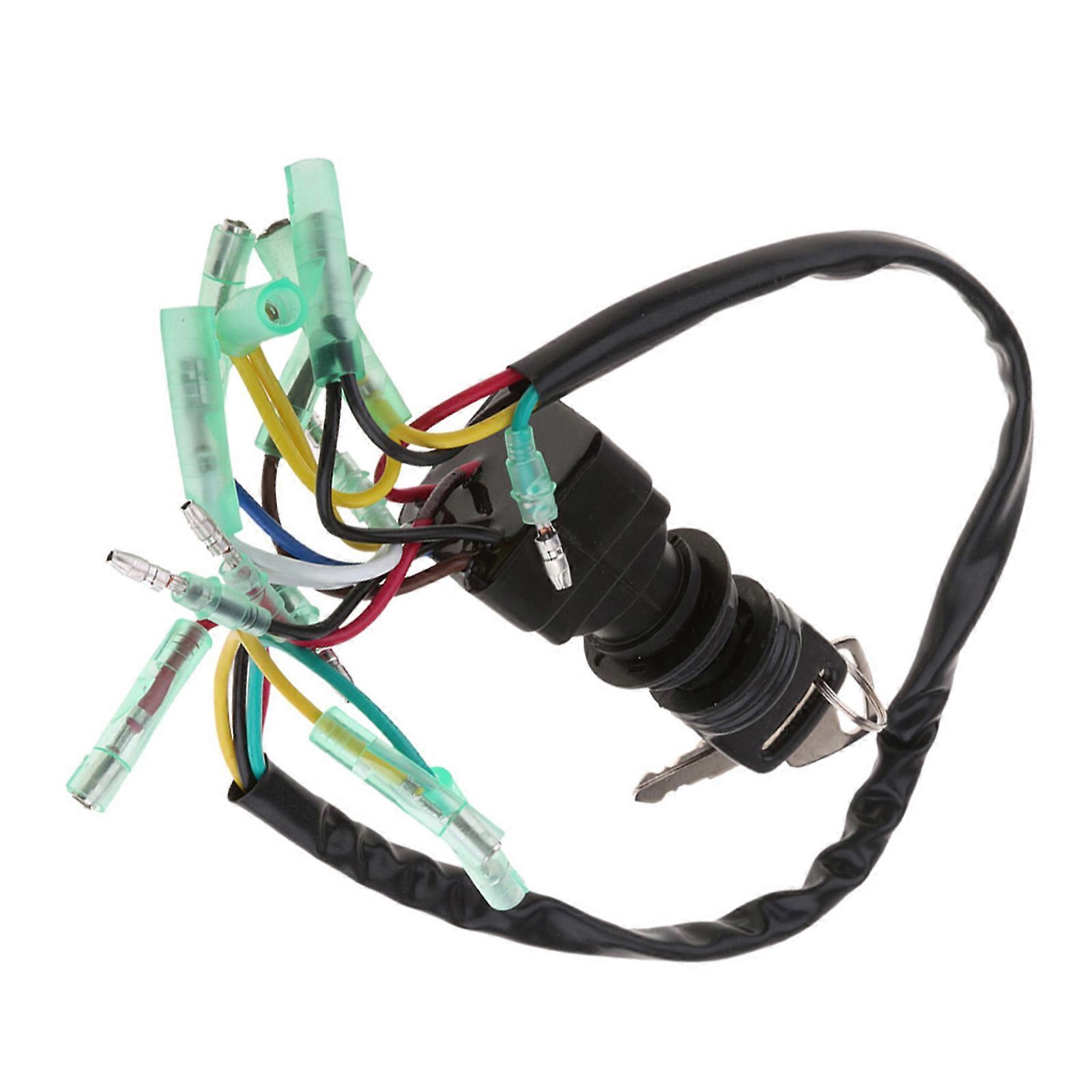 Engine Control Box Key Marine Motor Starter Set for Outboard Motors Ensuring Safe and Efficient Operation 703-82510-43 Multicolor