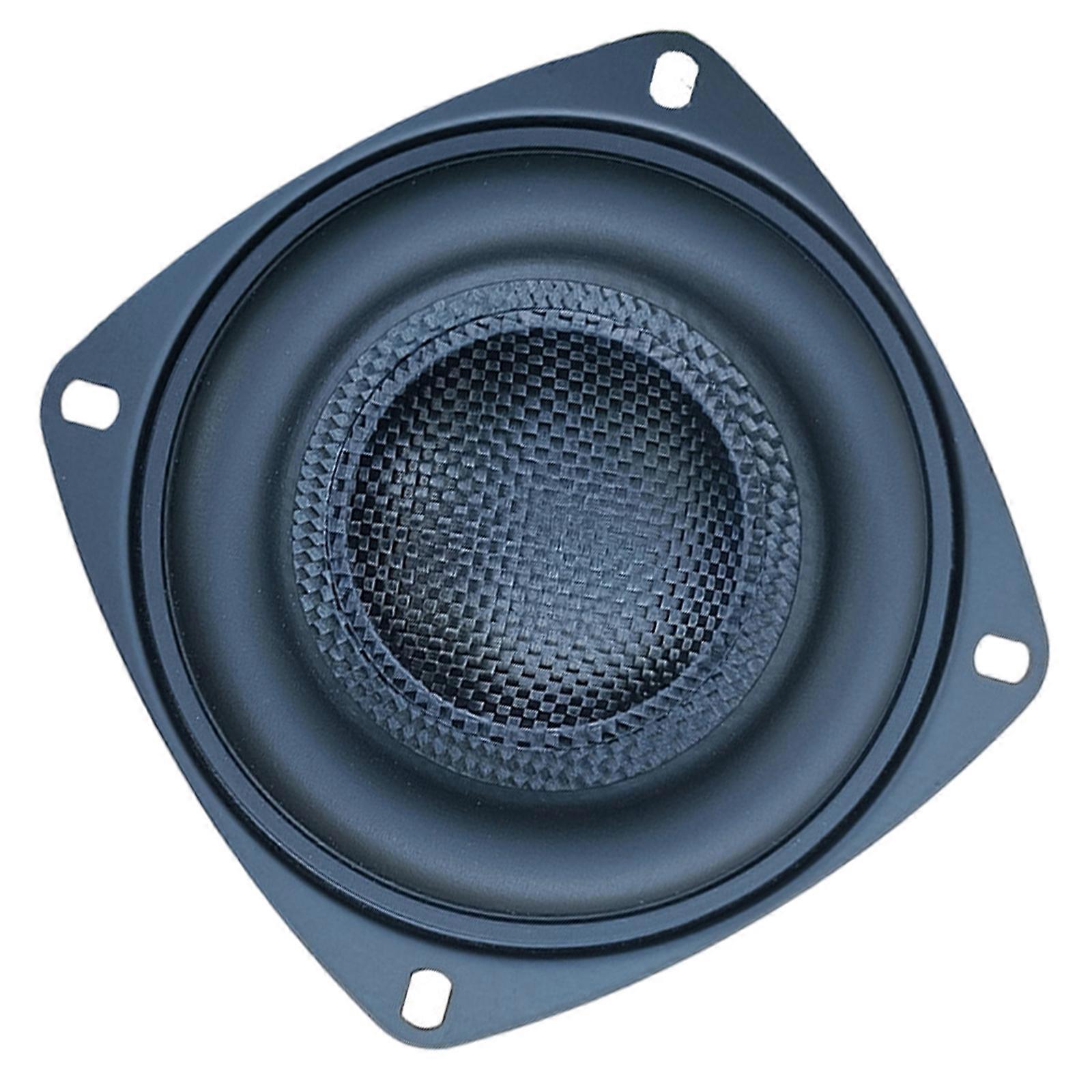 4inch Subwoofer, 40W Basin Bass Loudspeaker High Sensitivity Low End Home Superior Sound Low Frequencies Fit for Theater Multicolor