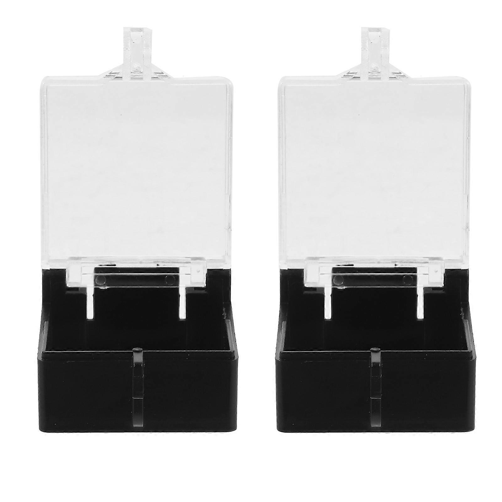 2pcs Cover Guard 22mm Lockable Stop Button Protector Push Button Protective Cover Case