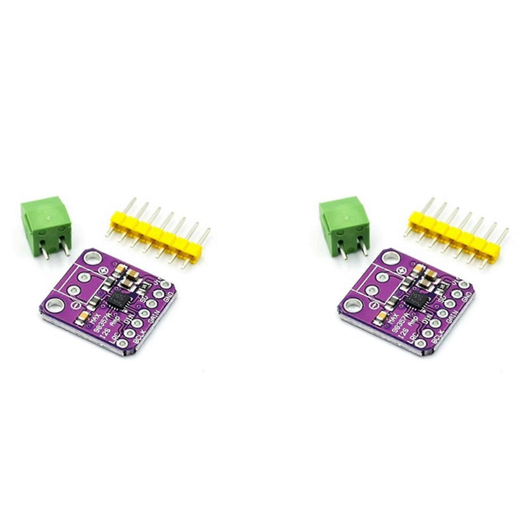 2X Max98357 I2S 3W Class D Amplifier Breakout Interface Dac Decoder Module Filterless Audio Board for Raspberry Pi Esp32