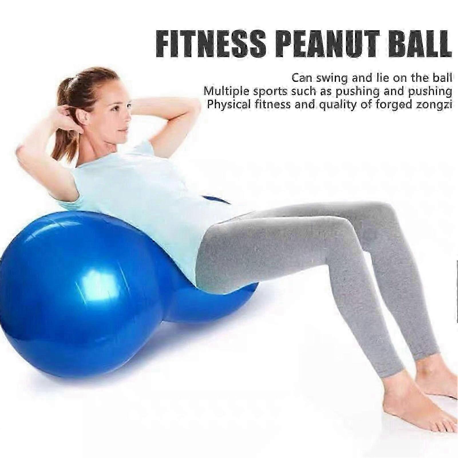 45x90cm Exercise Peanut Ball for Pregnancy & Physical Therapy with Pump