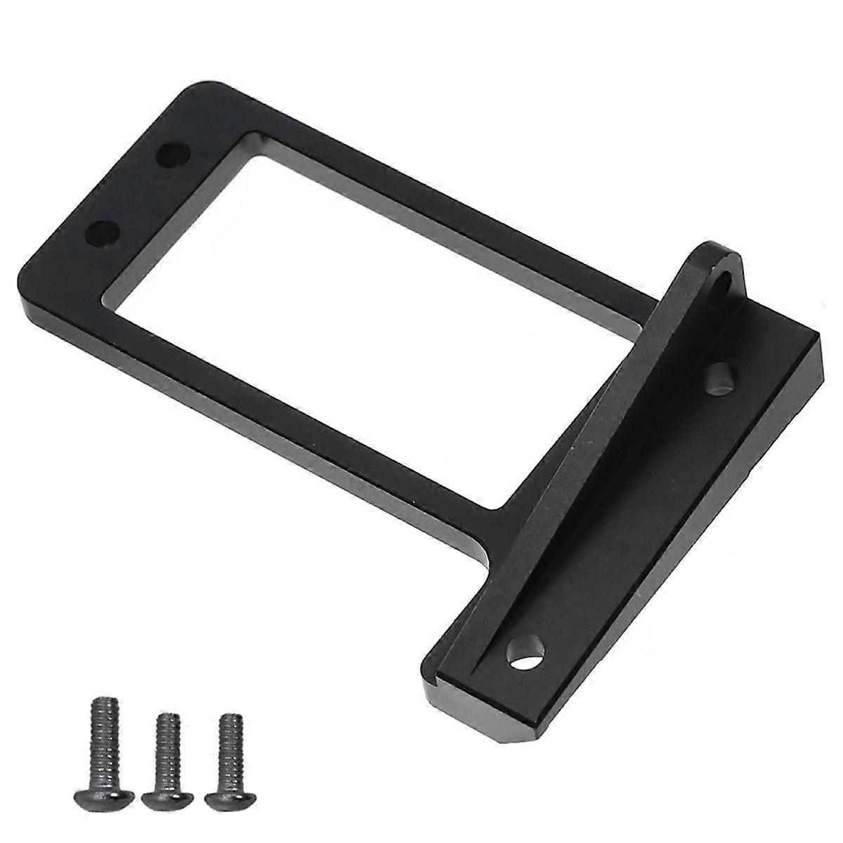 Metal LCG Front Axle BAT Servo Mount for 1/10 RC Crawler Car Capra F9 Low Center of Chassis Black