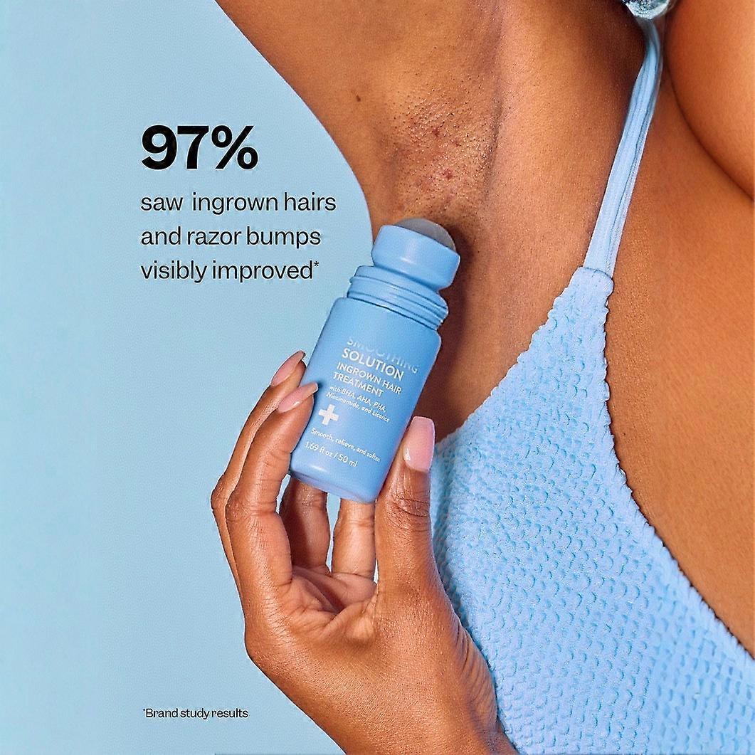 50ml Smoothing Solution for Underarm Hair Problems - Post-Shave Soothing Roller