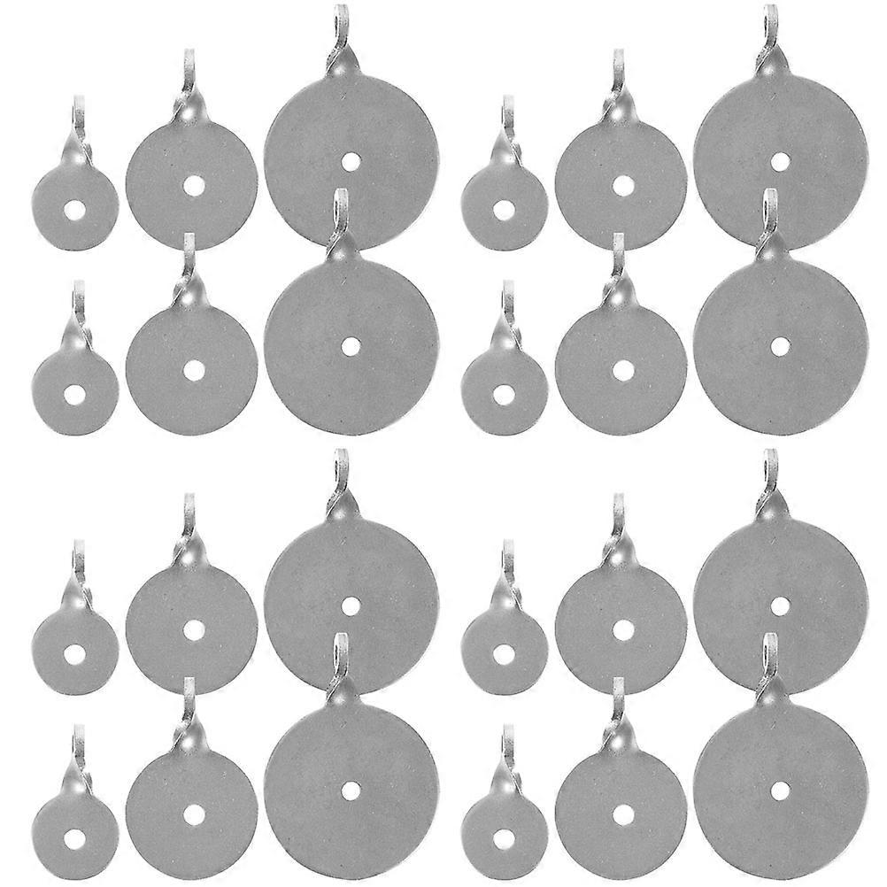 Stainless Steel Targets for Training Use 24Pcs Durable Small Practicing Plates