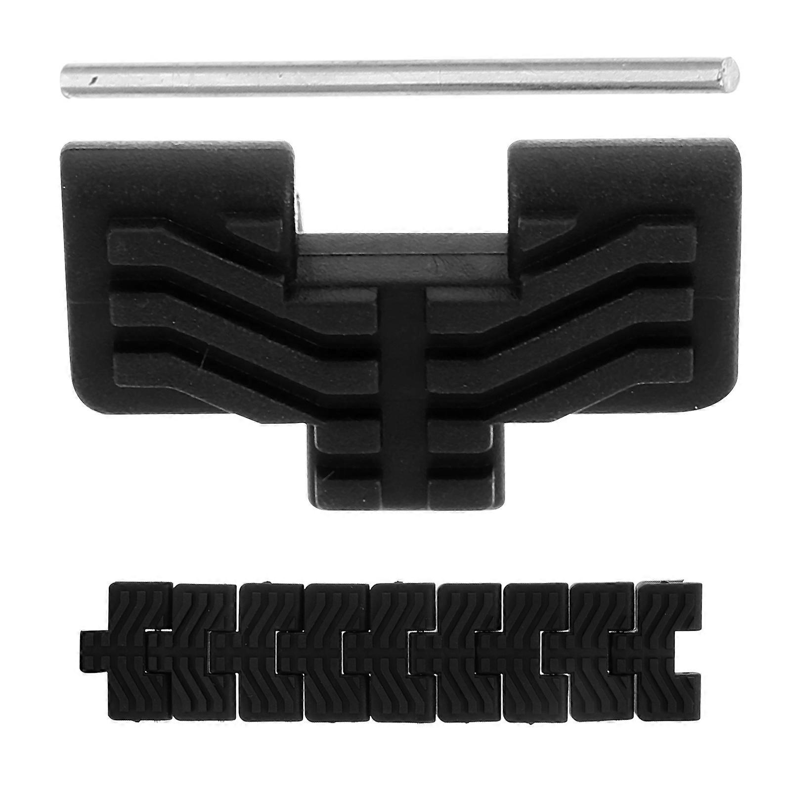 10Pcs Track Shape Accessories For Offroad Traction Boards Designed For Enthusiasts And Students Featuring Technological Crafting And Flexible Assembly