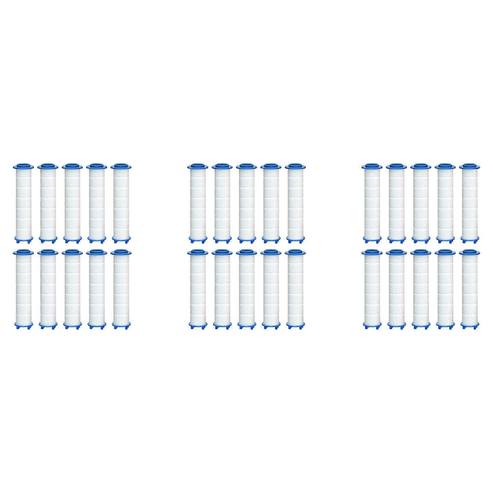 30Pcs Replacement Shower Filter for Hard Water - High Output Shower Water Filter to Remove Chlorine and Fluoride