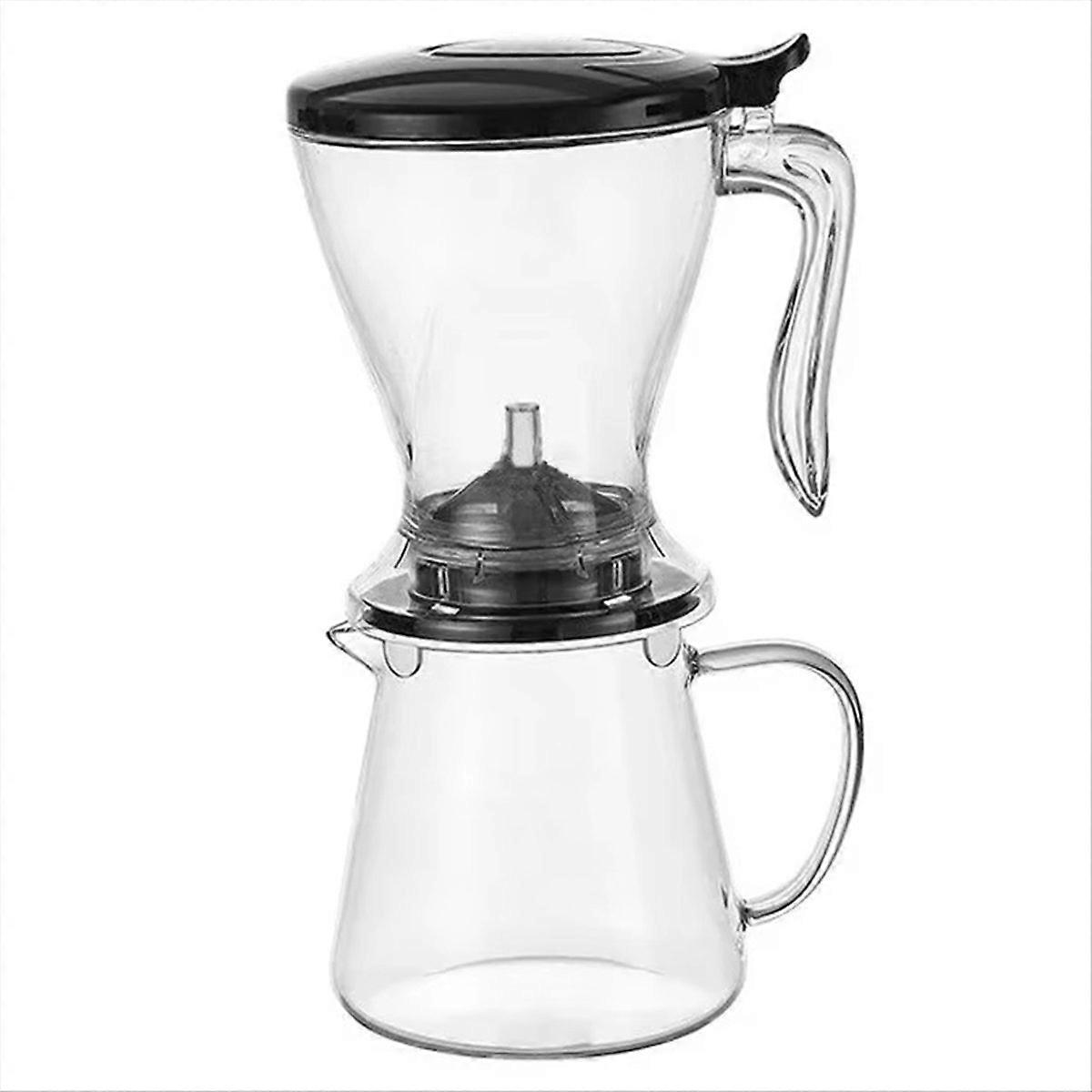 Large-Capacity Coffee Filter Cup with Lid - Hand Brew Drip Coffee