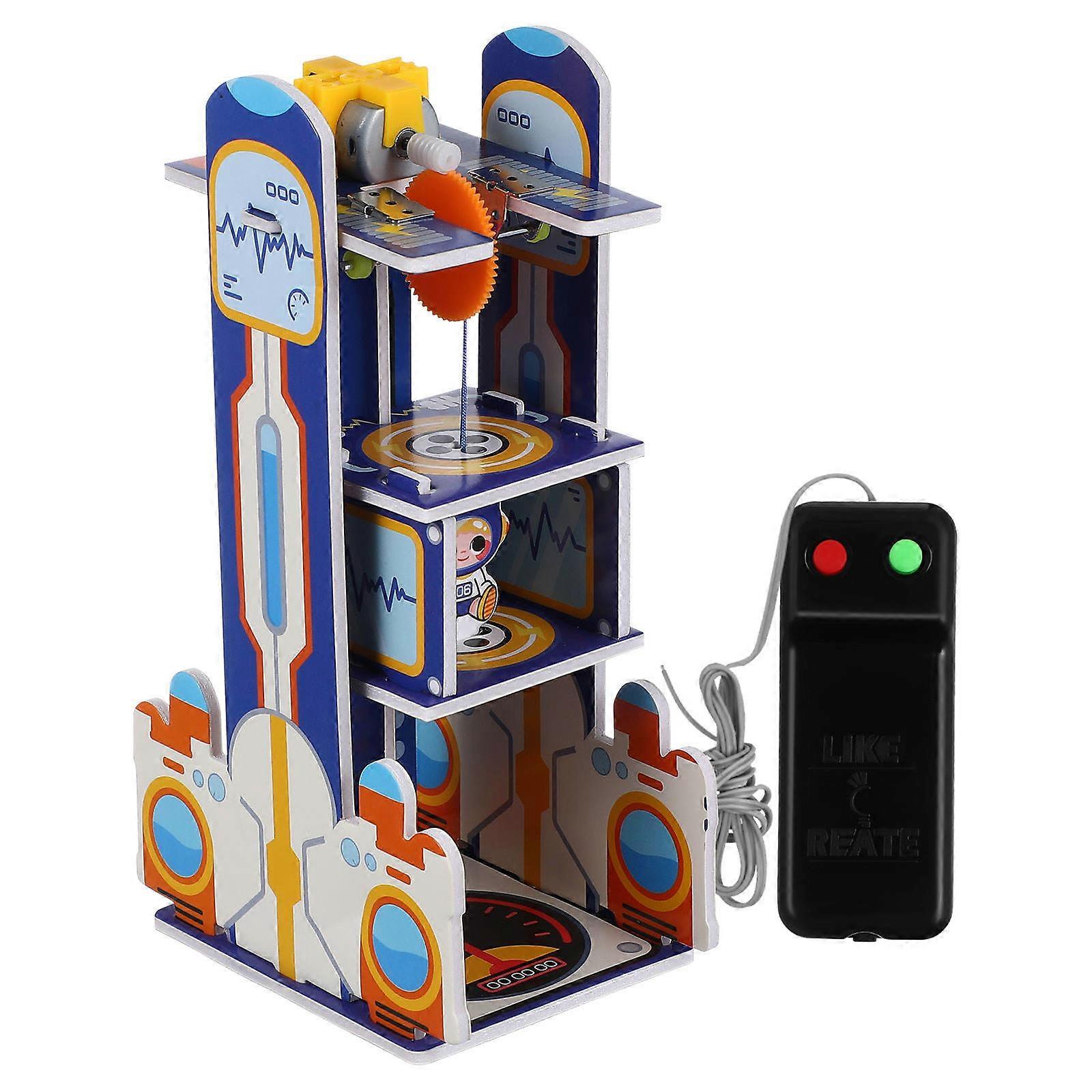 Electric Elevator Toy Science Building Project for Playing 1Set