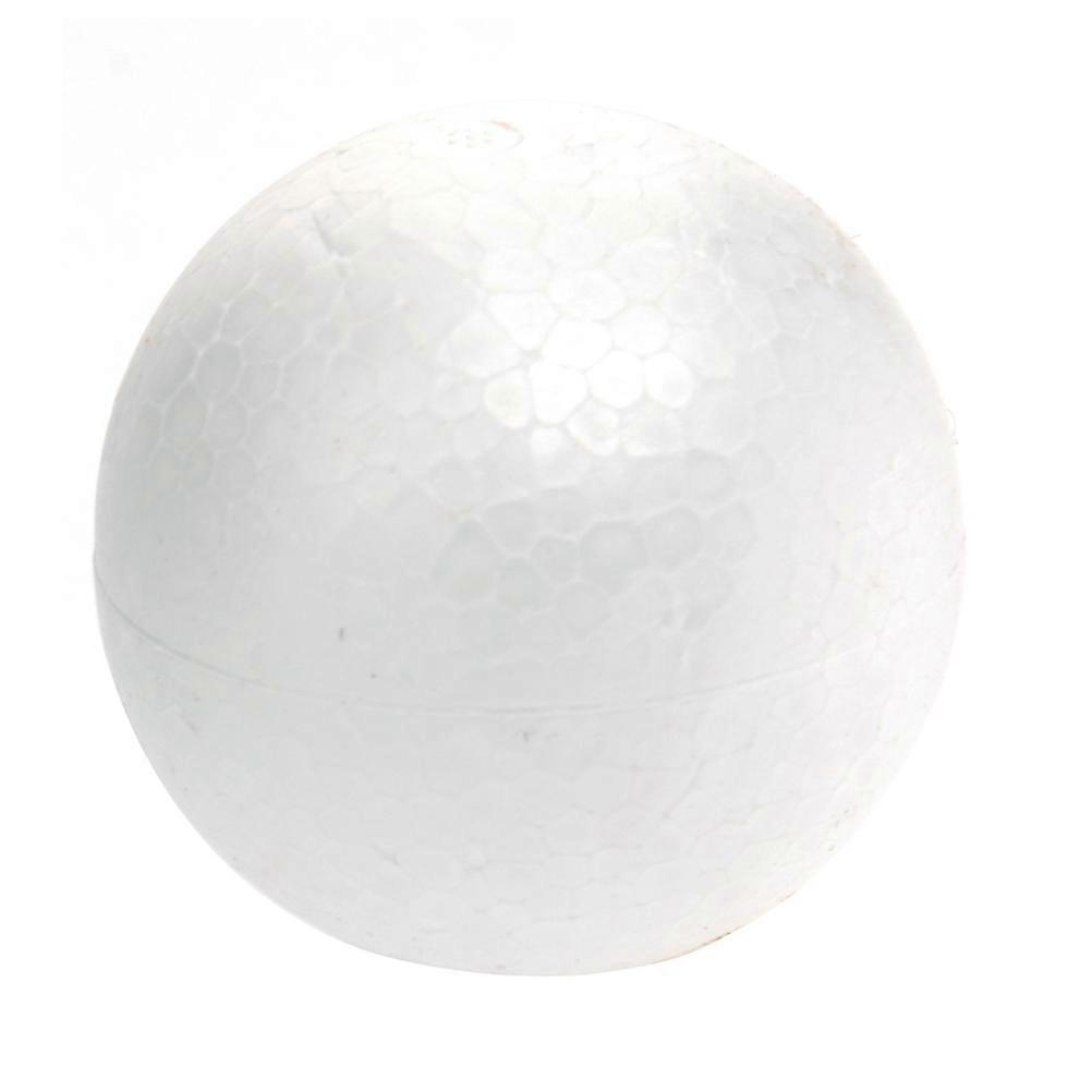 2Pcs White Polystyrene Ball for Christmas Decoration Craft Sphere