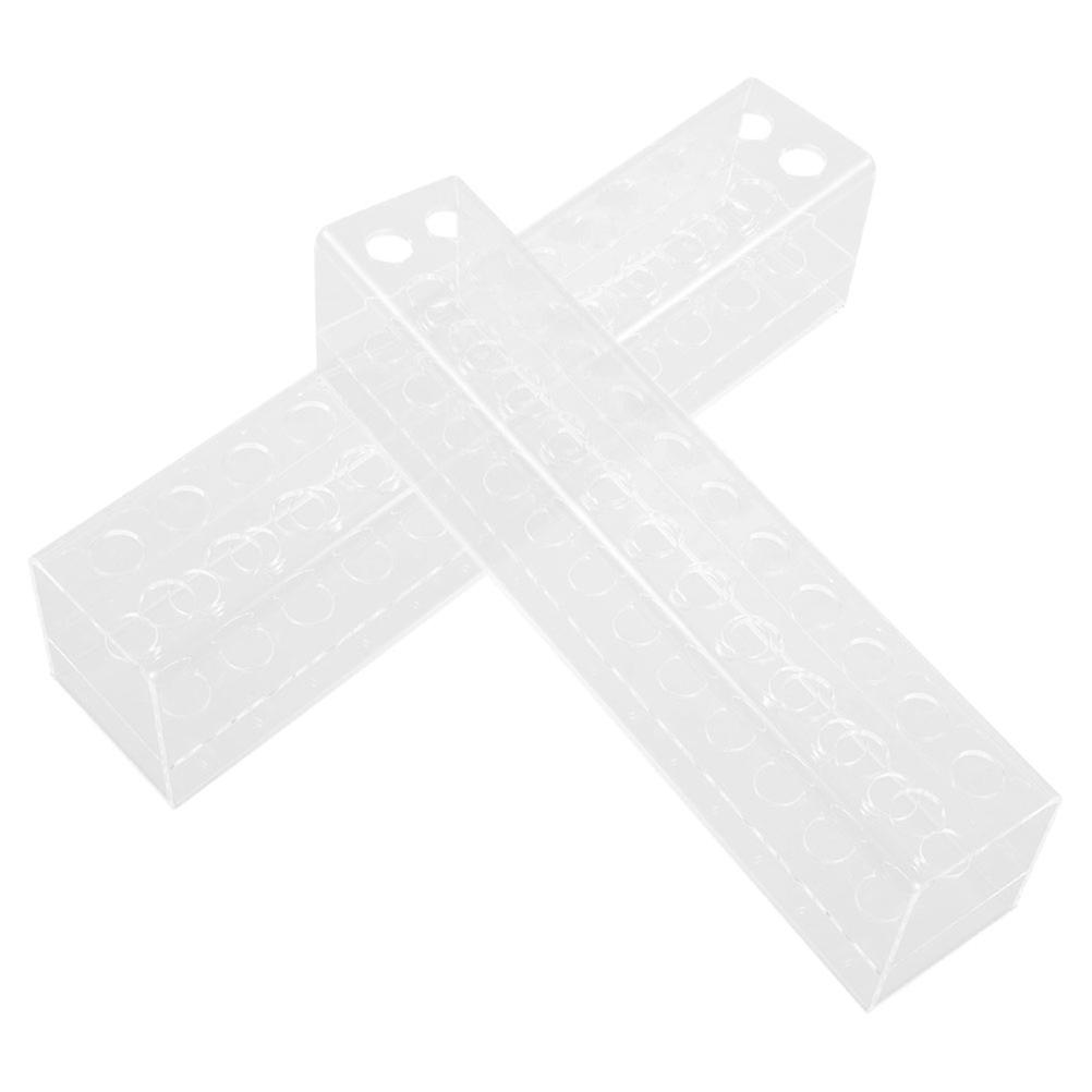 Rectangular Eyebrow Pencil Stand For Makeup Brush Storage At Home Office 2Pcs