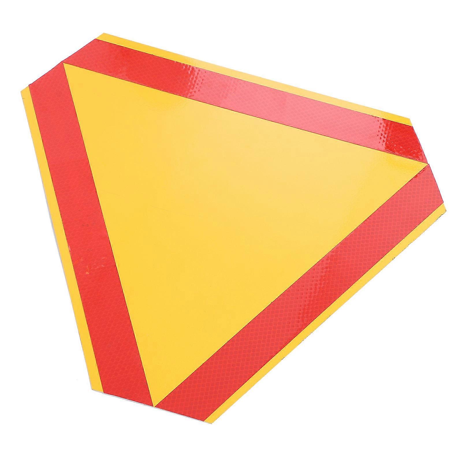 Slow Moving Vehicle Reflective Triangle Sign for Car Use with Assorted Colors