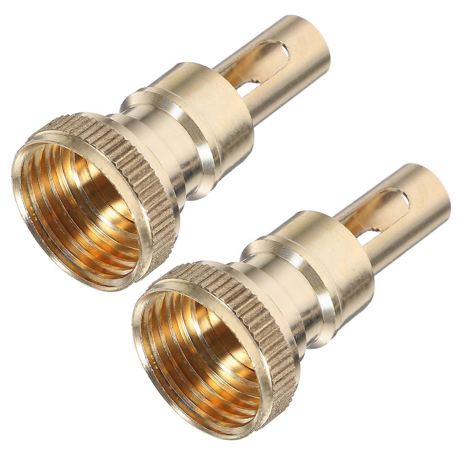 Copper Faucet Adapter for Portable Washer with Automatic Water Stop Golden for Home Use 2 Pieces