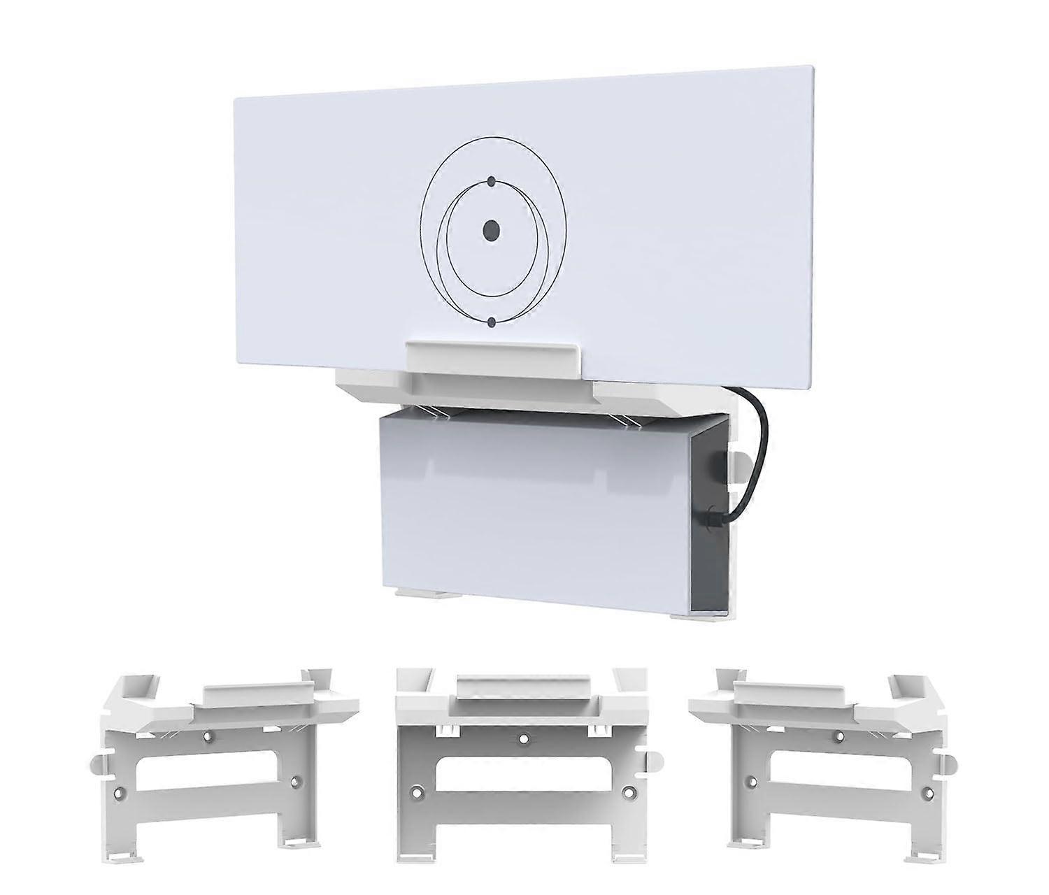 Wall Mount for Starlink Gen3 Router with Secure Dual Holder for Mesh Node and Power Supply Bracket