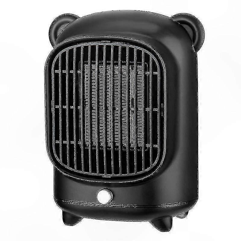 Compact Ceramic PTC Heater for Home, Office, and Bedroom Use, 500W Portable Desk Fan Heater with Constant Warmth Output
