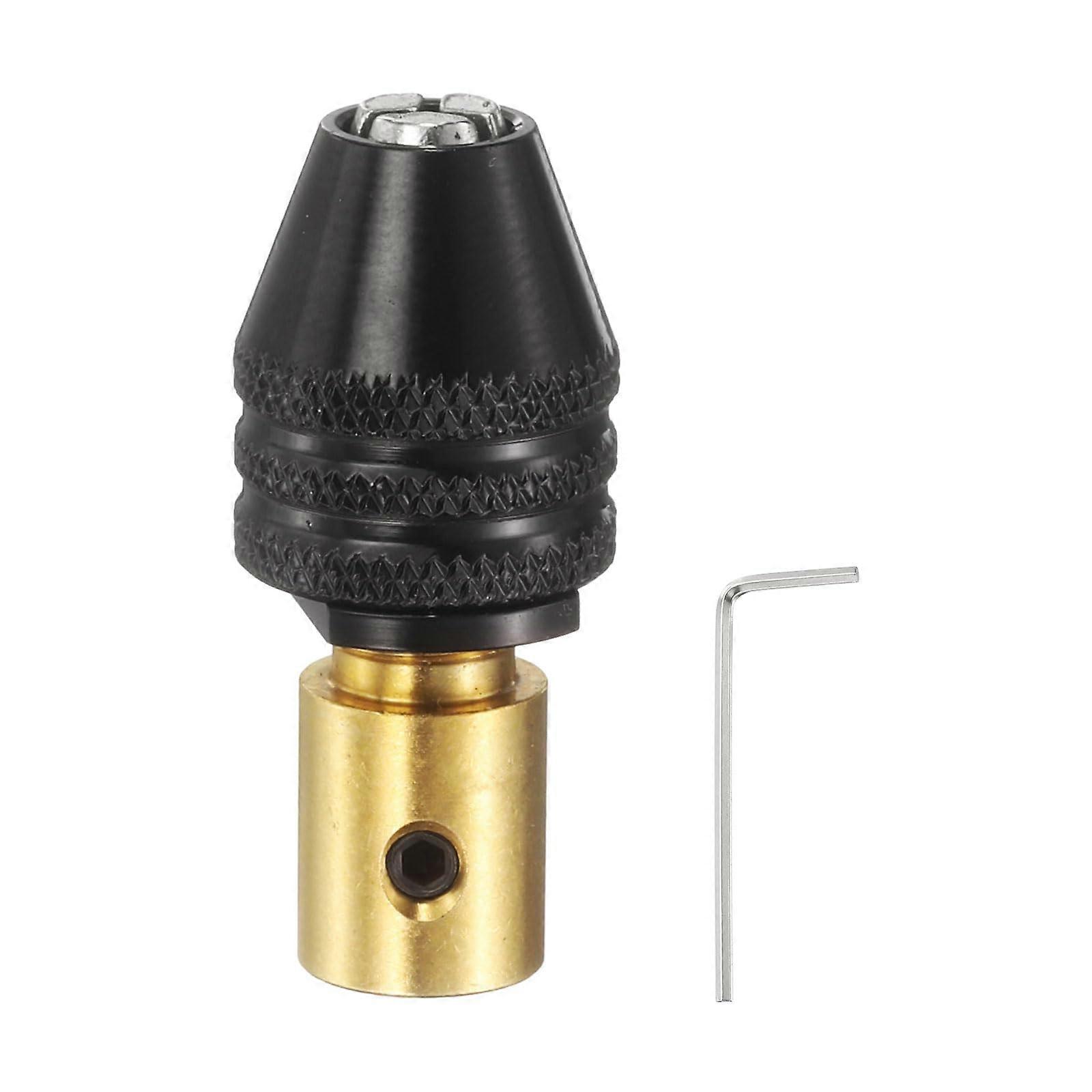 Keyless Drill Chuck 3mm Round Shank Adapter for Cordless Screwdrivers, Quick Change Secure Grip Ref:1651