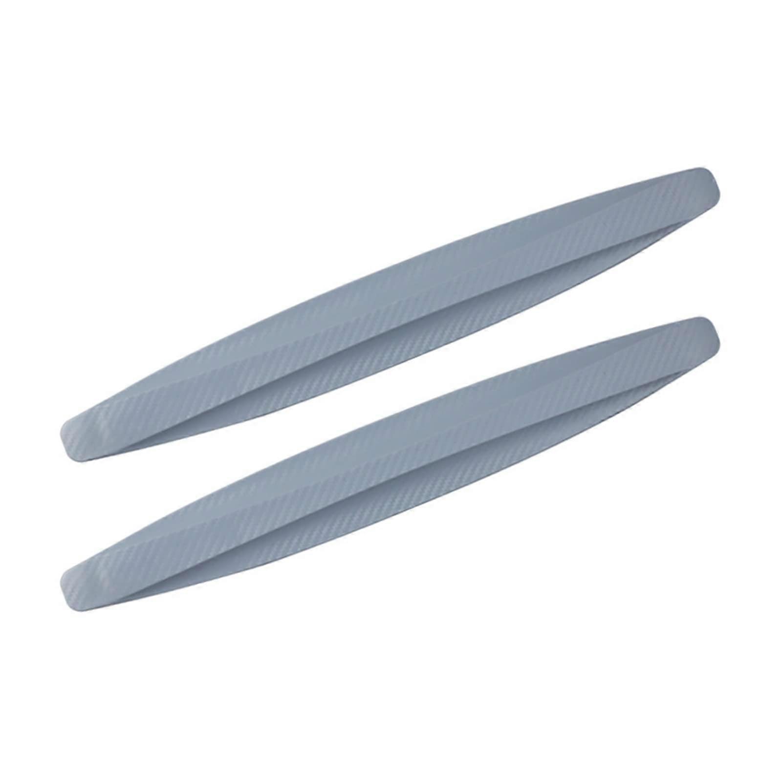 Car Bumper Protector Strips with Collision Protection and Mud Flaps Guards 2Pcs Grey