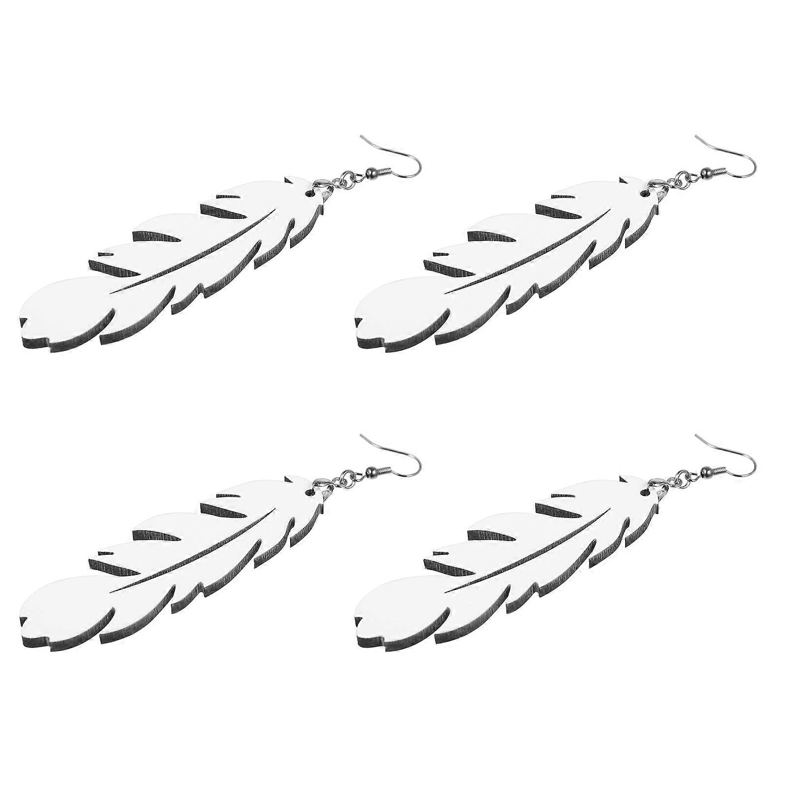Heat Transfer Earrings DIY Blank Earring Hooks for 5Pairs Crafting