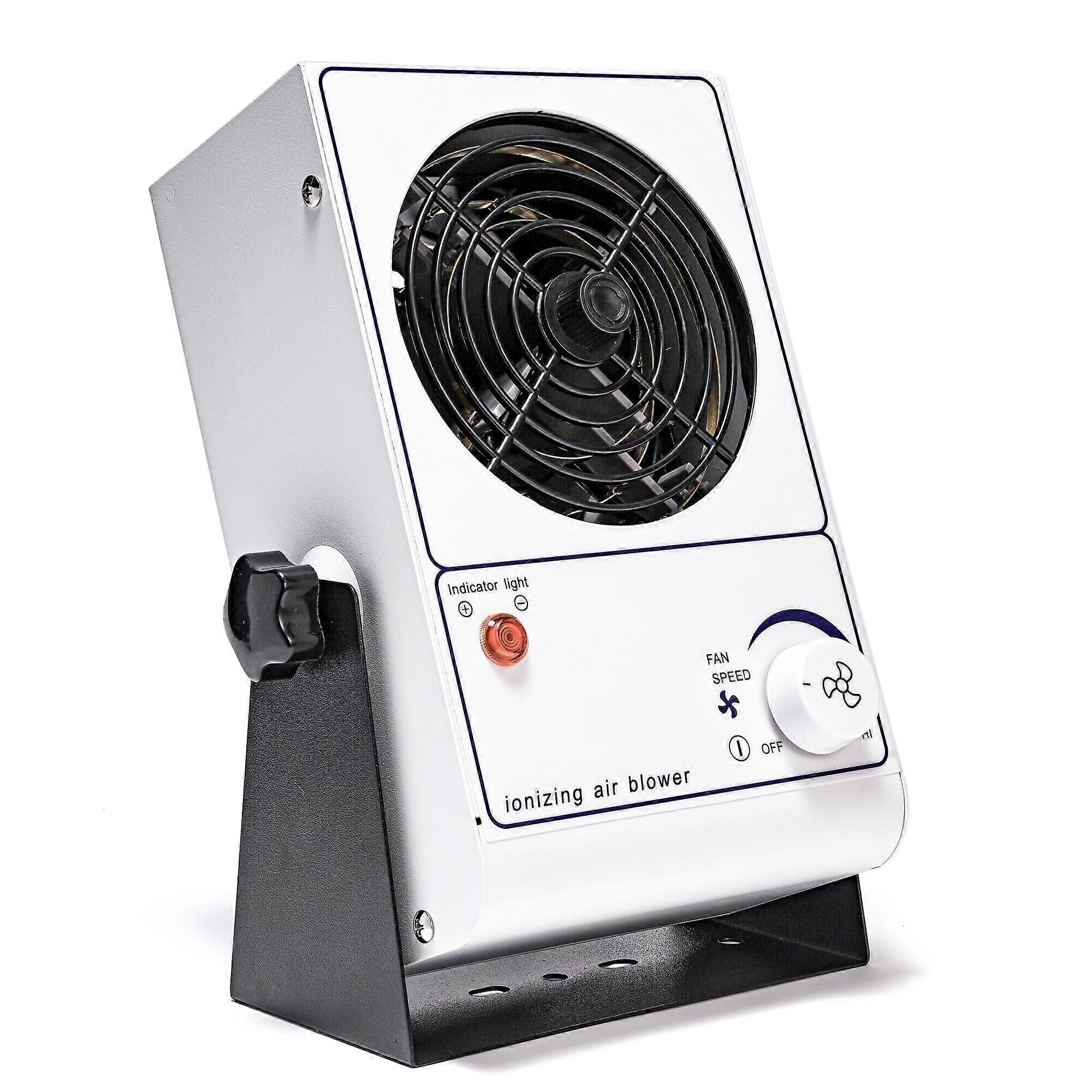 ESD Air Ionizer Anti Static Blower Fan 110V for Electronics Assembly with Adjustable Speed