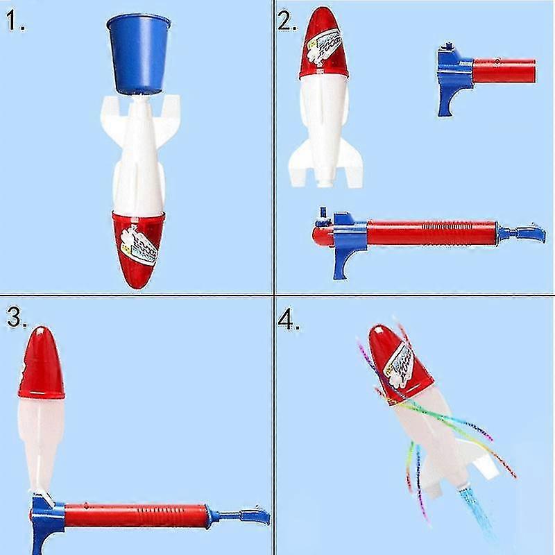 Rocket Launcher Outdoor Water Power Rocket Developing Intelligent Experiment Toy 25-26