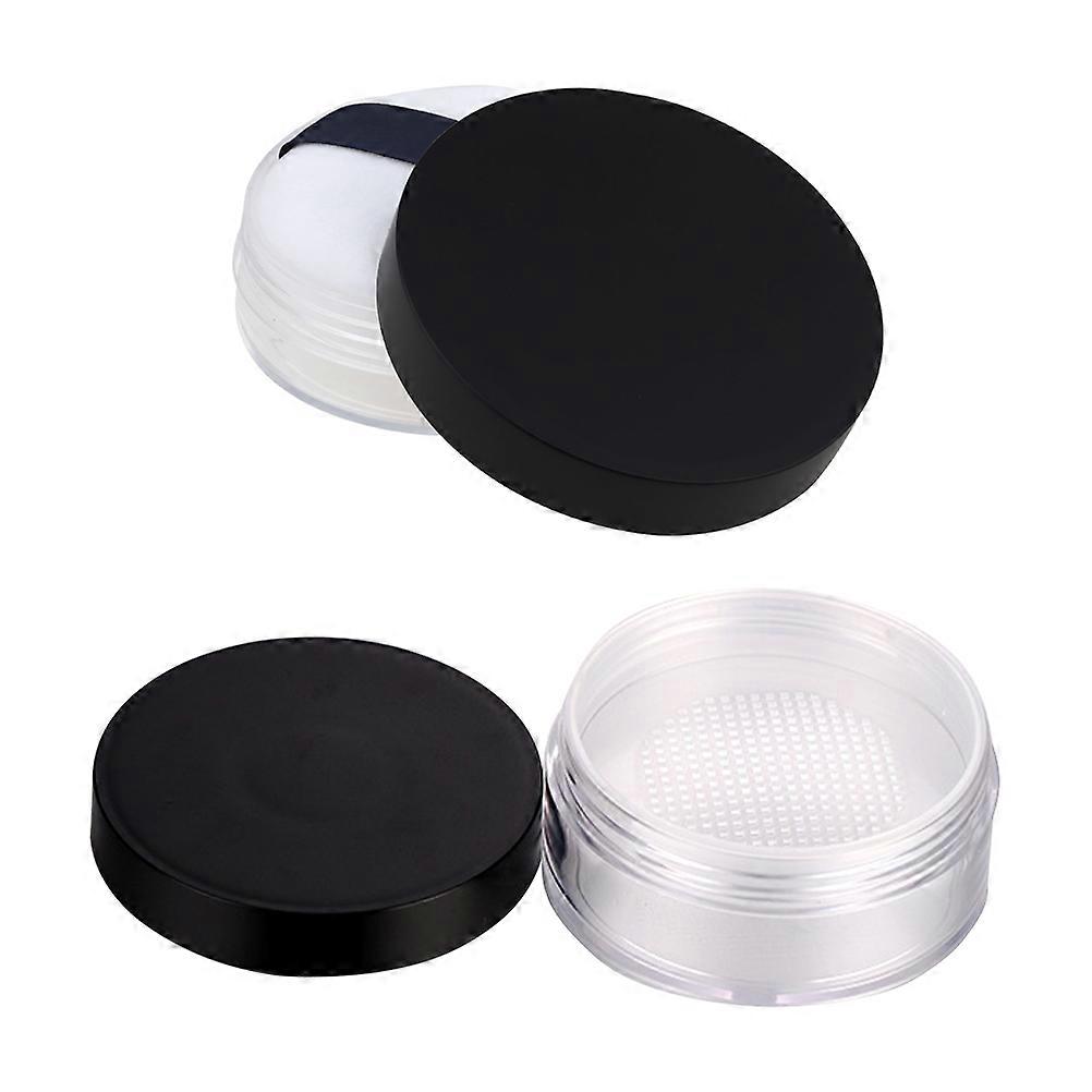 Makeup Powder Boxes Large Empty Loose Powder Case for Storage 1Set